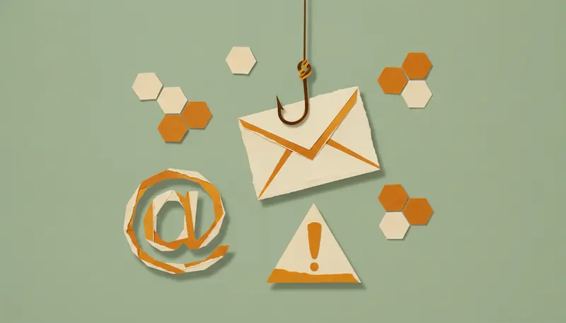 Email Scams: How to Identify Email Scams and Avoid Online Deception illustration