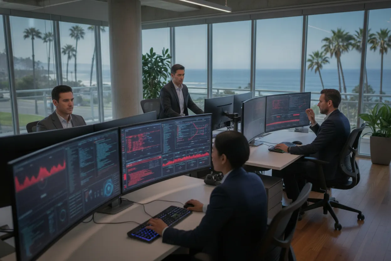 24/7 managed detection and response MDR team monitoring for San Clemente