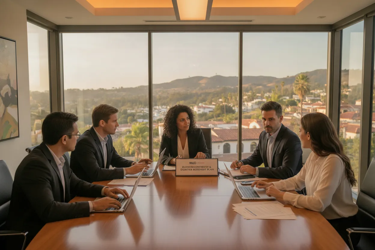 disaster recovery and business continuity planning for San Juan Capistrano organizations