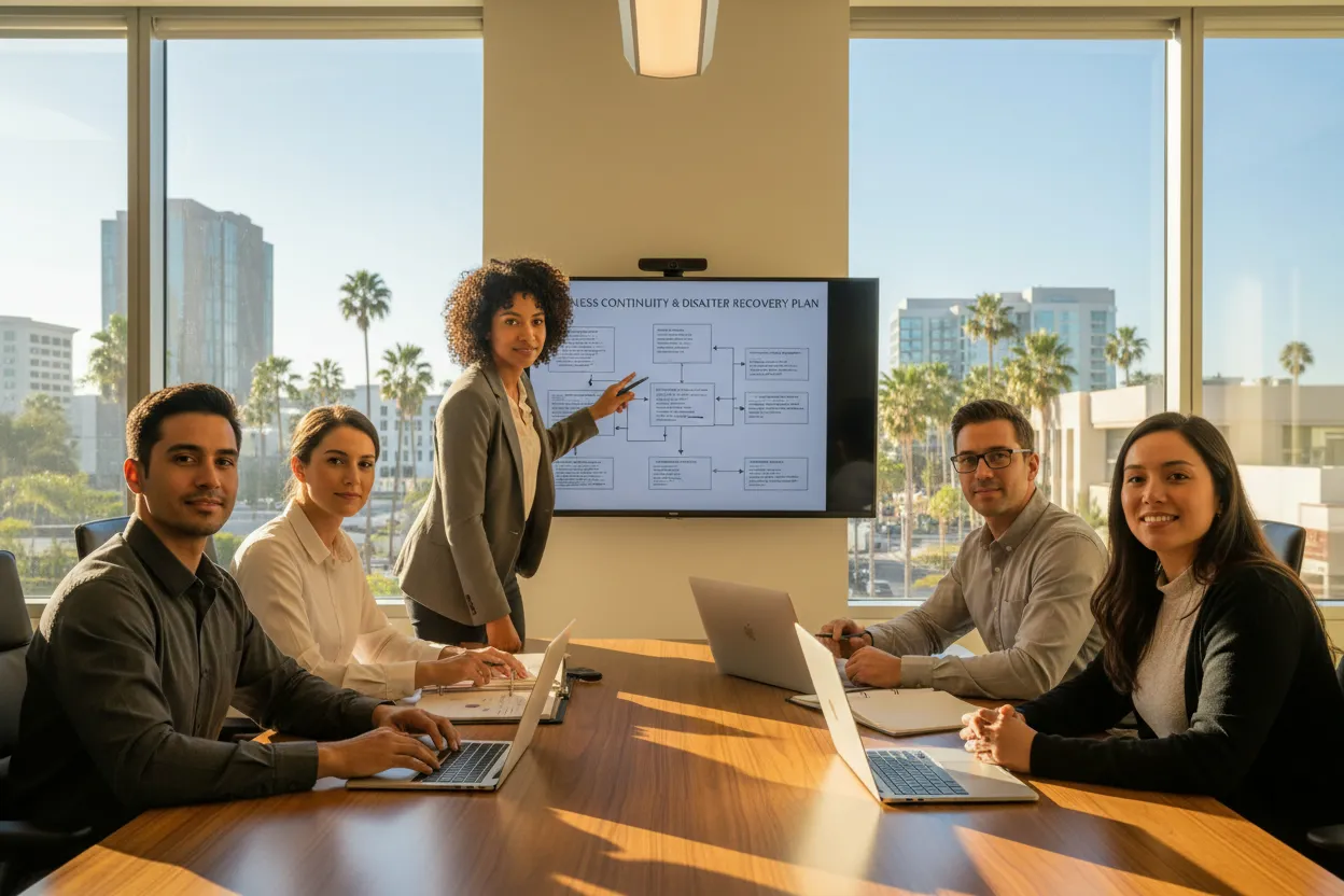 disaster recovery and business continuity planning for Santa Ana businesses