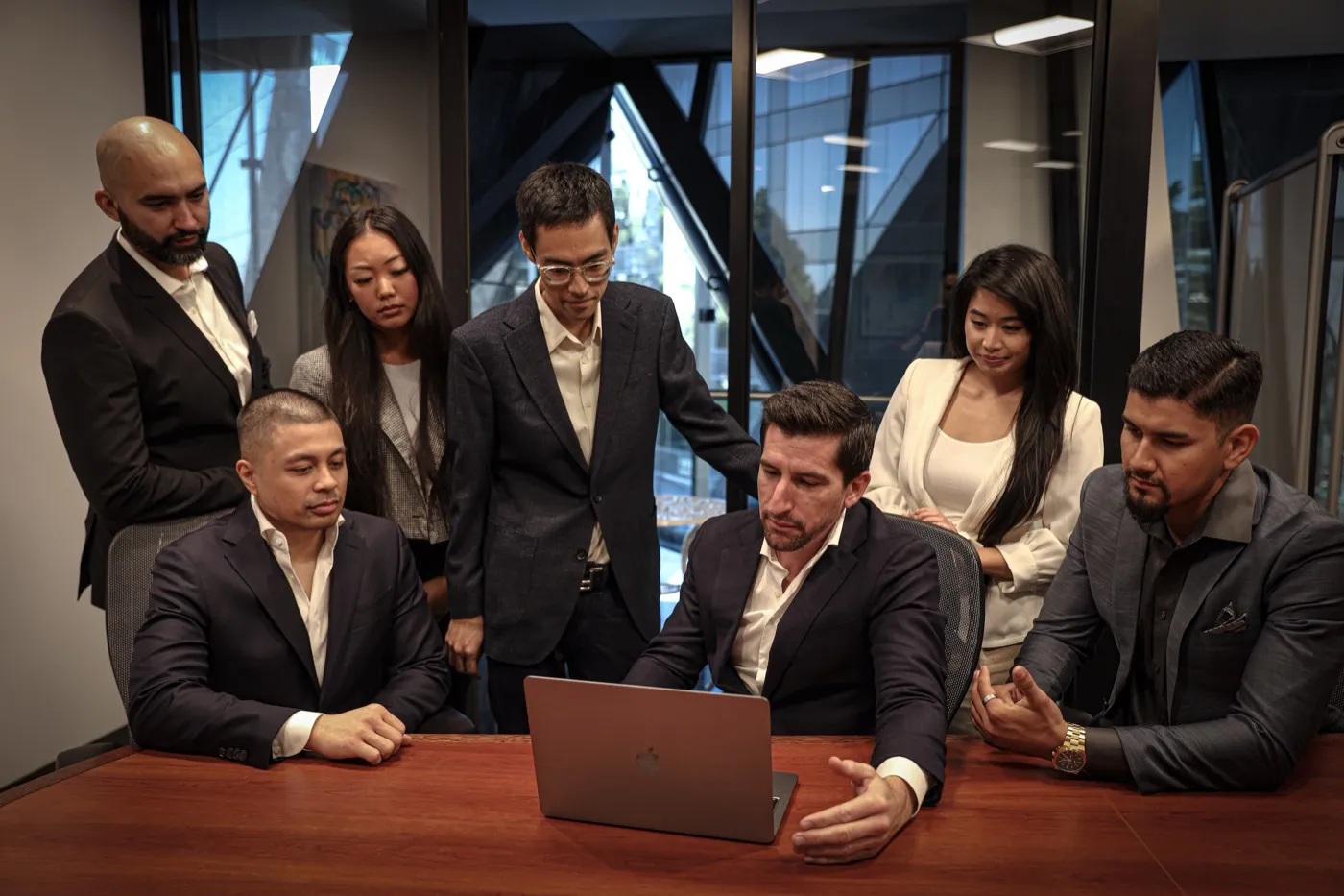 Buzz Cybersecurity team collaborating on a client IT and security project