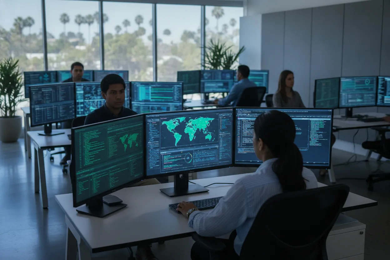 24/7 managed detection and response MDR team monitoring for Temecula