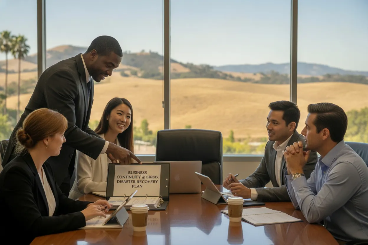 disaster recovery and business continuity planning for Temescal Valley