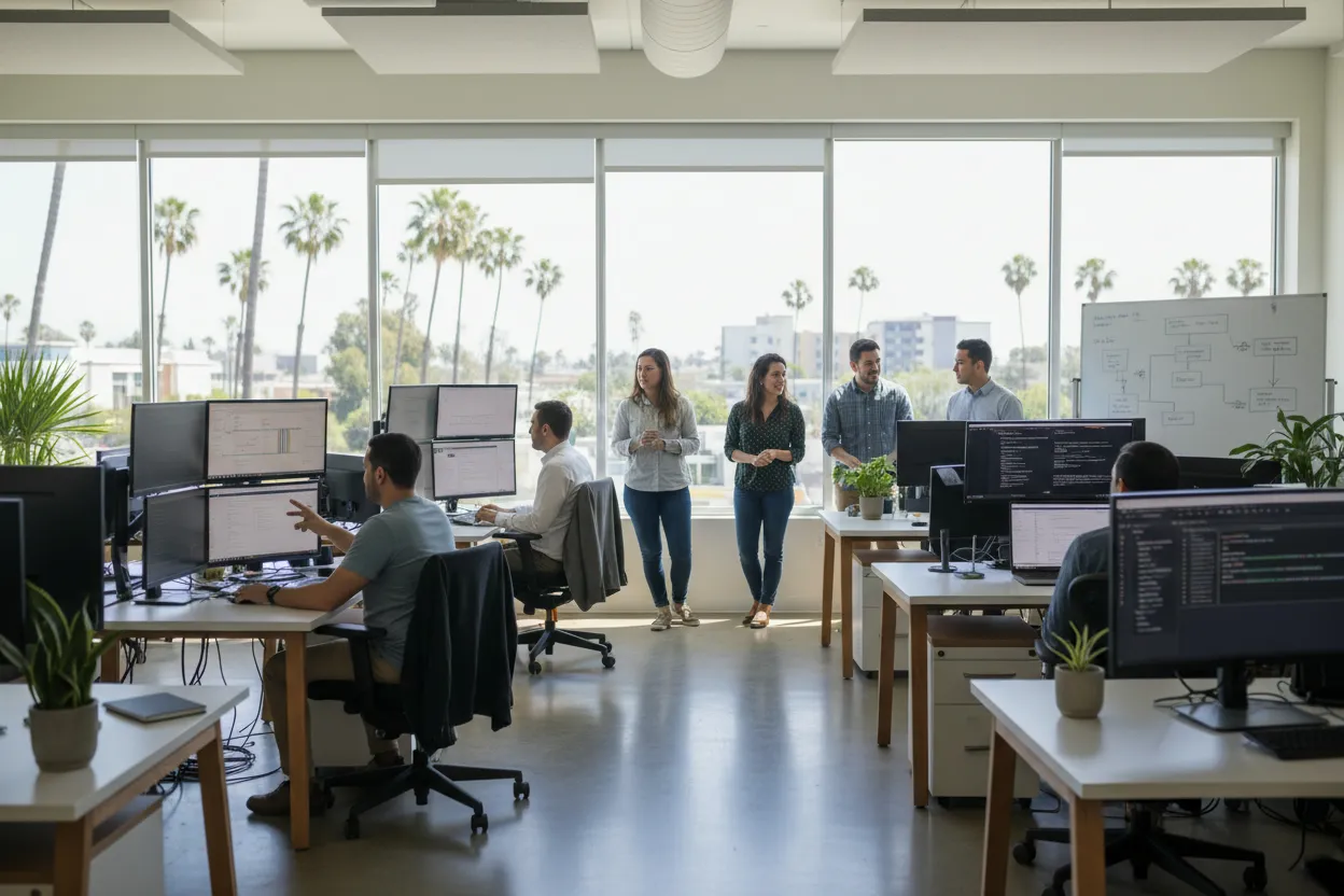 managed IT services team supporting Tustin businesses from a local MSP