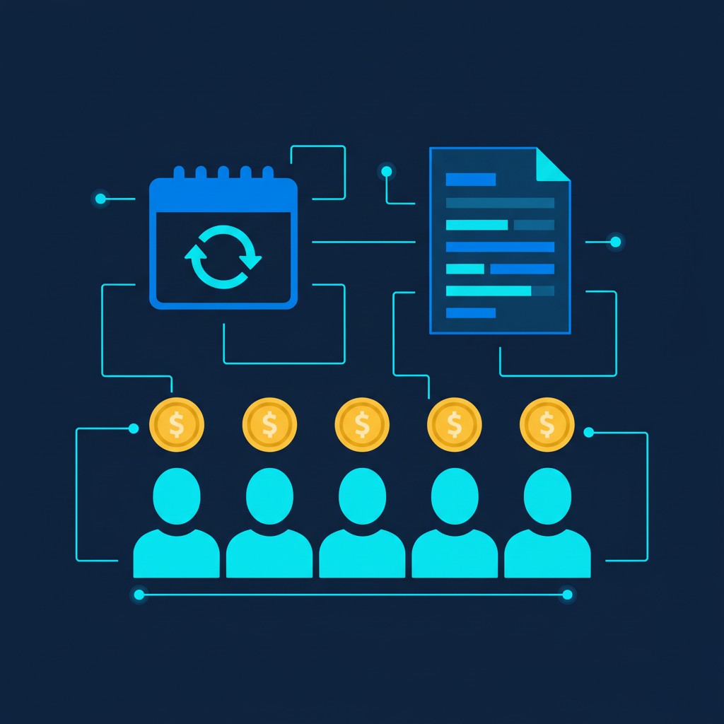 Predictable per-user MSP pricing illustration for Orange County businesses